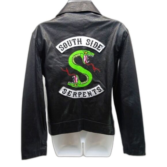 Jackets & Blazers - Spirit Halloween Archie Comics Riverdale Southside Serpents Leather Jacket XS.
